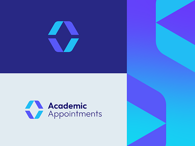 Academic Appointments Logo brand brand identity branding design education logo logo design recruitment visual identity
