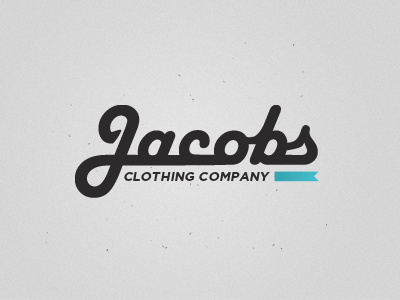 Jacobs Clothing Company Logo V2 jacobs clothing company logo noise typography