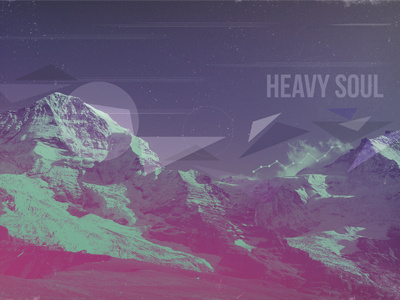 Heavy Soul abstract geometric heavy soul illustration mountain mountains triangles