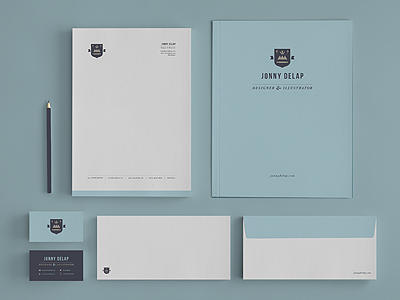 Stationery branding identity visual identity personal branding letterhead business cards presentation folder envelope