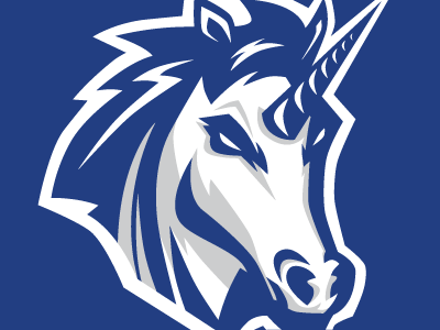 Unicorn animal hockey logo switzerland unicorn