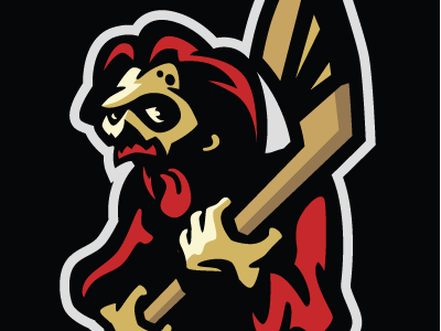 Zombie Hockey Logo hockey logo sport vector zombie
