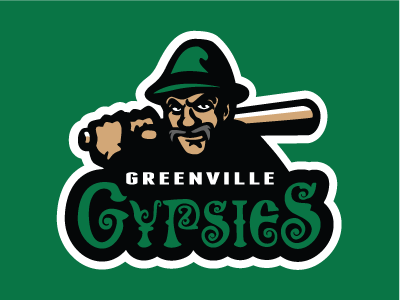 Greenville Gypsies baseball greenville gypsies logo sports vector