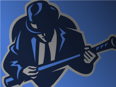 Blues baseball logo baseball blues logo music sports vector