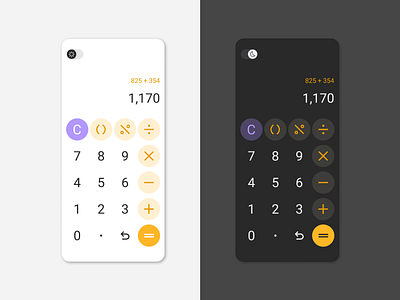 Daily UI 004 - Calculator design ui