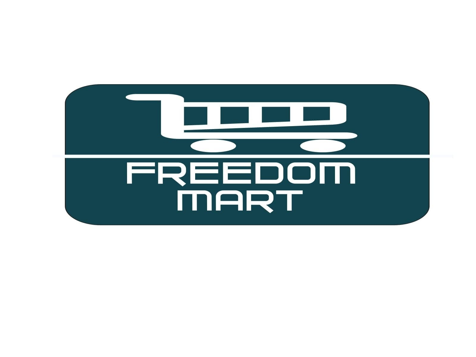 freedom mart logo by Zahak bin imran on Dribbble