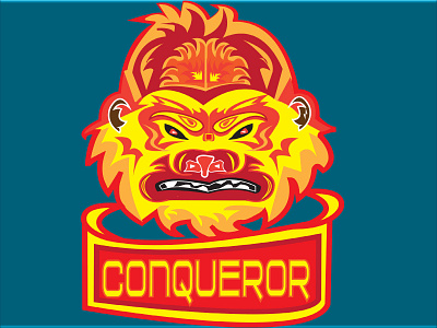 A CONQUEROR LOGO FOR ESPORTS