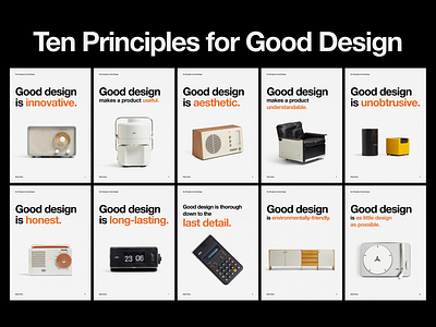 Ten Principles for Good Design: Dieter Rams