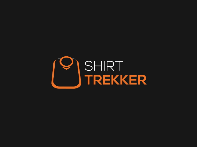 Logo Design for Shirt Trekker animation branding branding design graphic design logo logo animation logo design logo motion minimal motion motion type