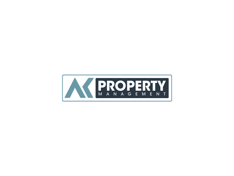 Logo Design for AK Property Management animation branding design flat icon logo logo animation logo design logo motion minimal motion