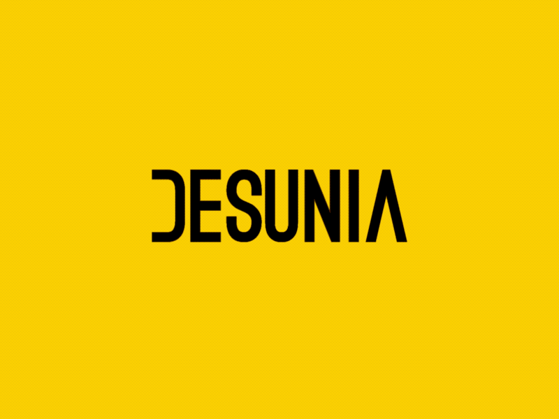 Logo Design for Desunia animation branding flat icon logo logo animation logo design logo motion minimal motion