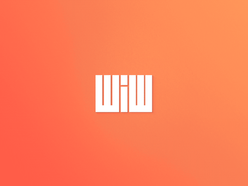 Logo Design For WiW animation branding flat icon logo logo animation logo design logo motion minimal motion