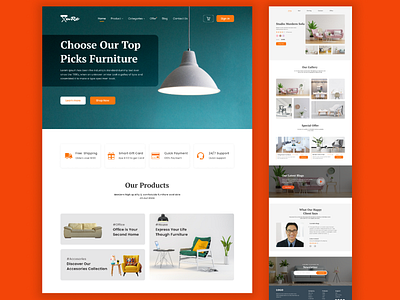 Furniture Landing Page