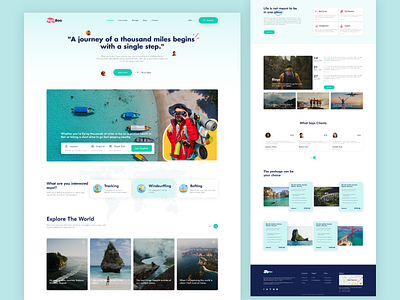 RainBoo Travel Agency Website