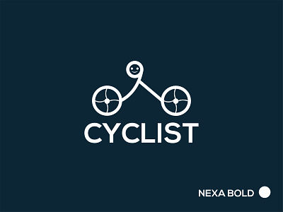 CYCLIST LOGO DESIGN brand design company logo creative logo cycle logo logodesign modern professional logo unique logo