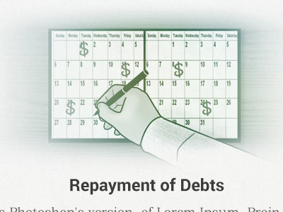 Dribbble repayment