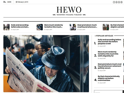 HelloWorld  Magazine WordPress Theme