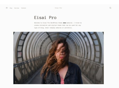 Eisai Pro - Gutenberg ready theme app branding graphic design illustration illustrator minimal ui ux web website