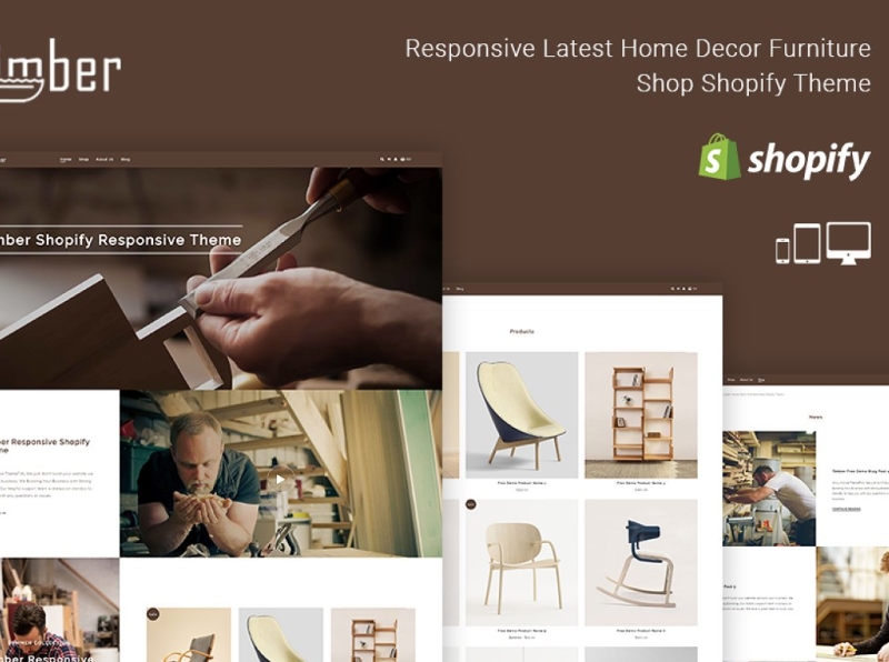 Timber Furniture Shop Shopify Theme