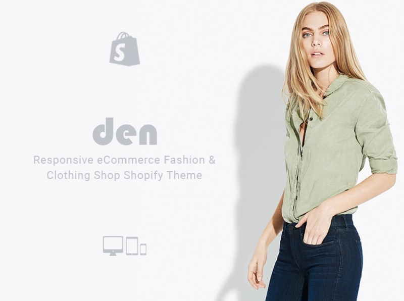 Den Fashion Clothing Shopify Theme 3d animation app branding design fashion clothing fashion shopify theme graphic design illustration illustrator logo motion graphics responsive responsive shopify theme shopify shopify theme theme ui web website