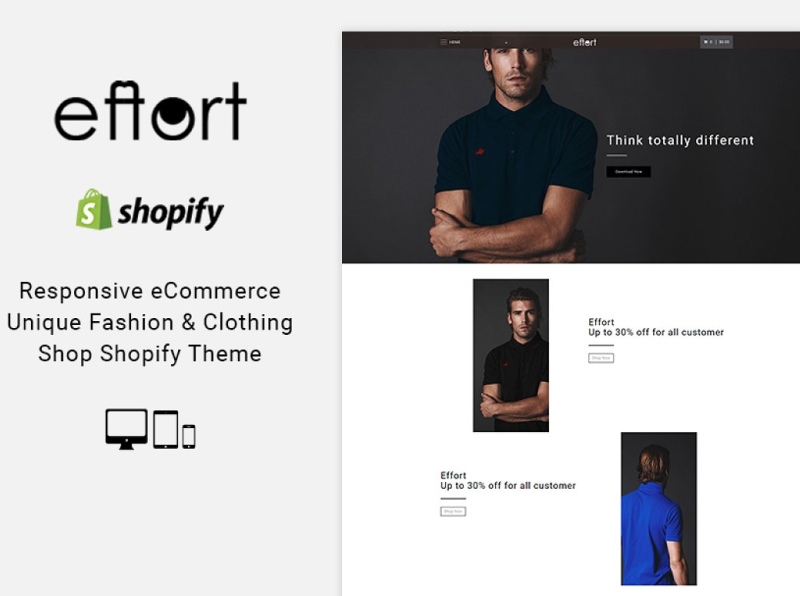 Effort Clothing Shop Shopify Theme 3d animation app branding design effort shopify theme fashion shopify theme graphic design illustration illustrator logo motion graphics responsive responsive shopify theme shopify shopify theme theme ui web website