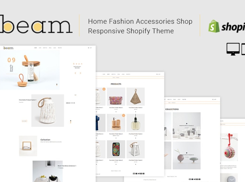 Beam Accessories Shop Shopify Theme 3d accessories shopify theme animation app beam shopify theme branding design graphic design illustration illustrator logo motion graphics responsive responsive shopify theme shopify shopify theme theme ui web website