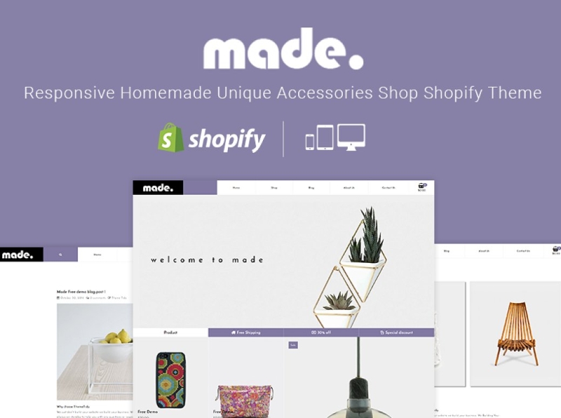 Made Accessories Shopify Theme 3d accessories accessories shopify theme animation app branding design graphic design illustration illustrator logo motion graphics responsive responsive shopify theme shopify shopify theme theme ui web website