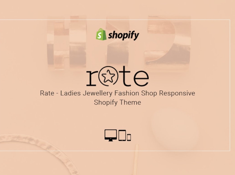 Rate Jewelry Fashion Shopify Theme