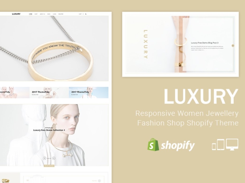 Luxury Jewelry Shopify Theme 3d accessories animation app branding design graphic design illustration illustrator jewelry shopify theme logo luxury jewelry motion graphics responsive shopify theme shopify shopify theme theme ui web website