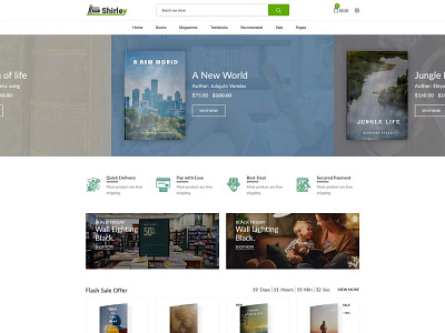Book Store Shopify Theme Shirley