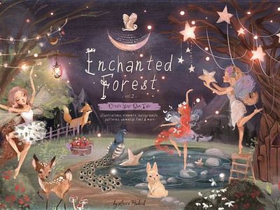 Enchanted Forest Vol.2 3d animation app branding design graphic design illustration illustrator logo motion graphics ui web website