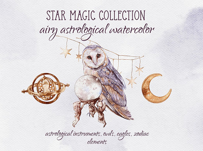 Star Magic Watercolor Collection 3d animation app branding design graphic design illustration illustrator logo motion graphics ui web website