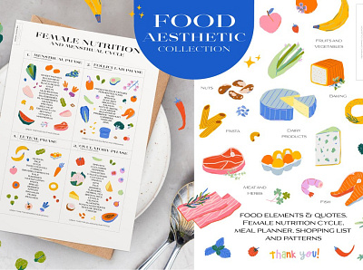 Food aesthetic pack 3d animation app branding design graphic design illustration illustrator logo motion graphics ui web website