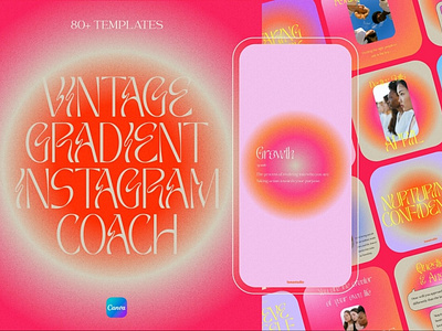 Vintage Gradient Instagram Coach