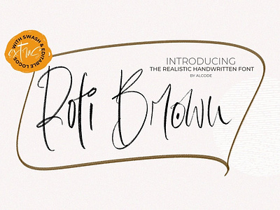 Roti Brown With 6 Editable logo 3d animation app branding design graphic design illustration illustrator logo motion graphics ui web website