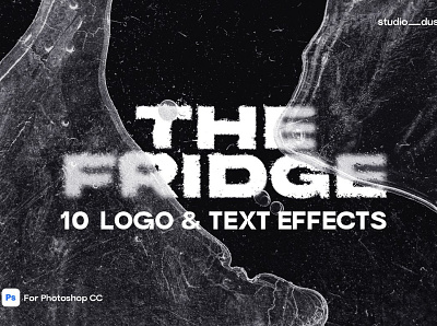 The Fridge - Text and Logo Effects 3d animation app branding design graphic design illustration illustrator logo motion graphics ui web website