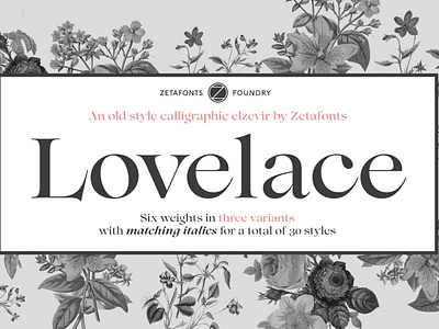 Lovelace - 30 fonts