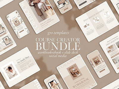 4 in 1 Course Creator Bundle CANVA