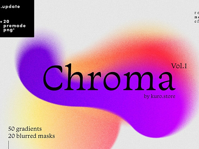 Chroma Grainy Gradient Textures 3d animation app branding design graphic design illustration illustrator logo motion graphics ui web website