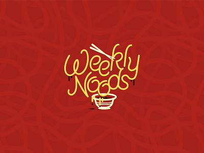 @weeklynoods branding logo logotype noodles ramen soup