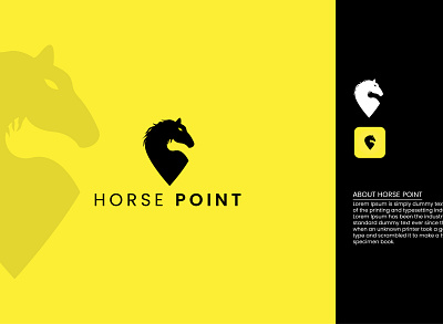 horse point 2 01 design flat logo grphicdesigner logo logo design branding logo designer logo mark minimalist logo modern logo unique logo