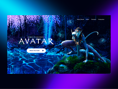 Concept shot Avatar avatar concept design matte painting movie ui web