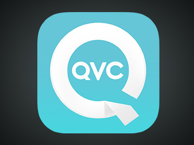 QVC iOS 7 Icon app design icon ios ipad iphone logo qvc ui