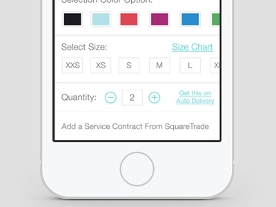 ios7 Concept Product Detail app concept design ios7 iphone mobile shopping ui