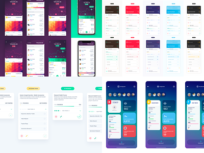 Top 4 - 2020 android app bitcoin clean concept creative crypto design flat interface ios iphone mobile product design sketch social media ui uiux ux web