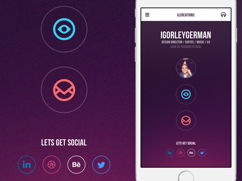 My new portfolio refresh ui ux design web mobile portfolio app ipad clean icon sketch iphone