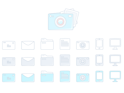 Sketch Icons Freebie app clean design download free icon iphone mobile sketch ui ux web