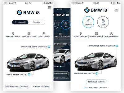 BMW i8 App