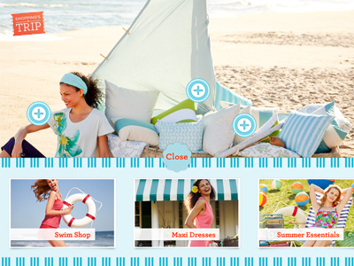 QVC Summer Storefront Interactive iPad Experience