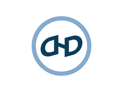 David Hunt Design Logo blue branding circle identity logo logotype mark